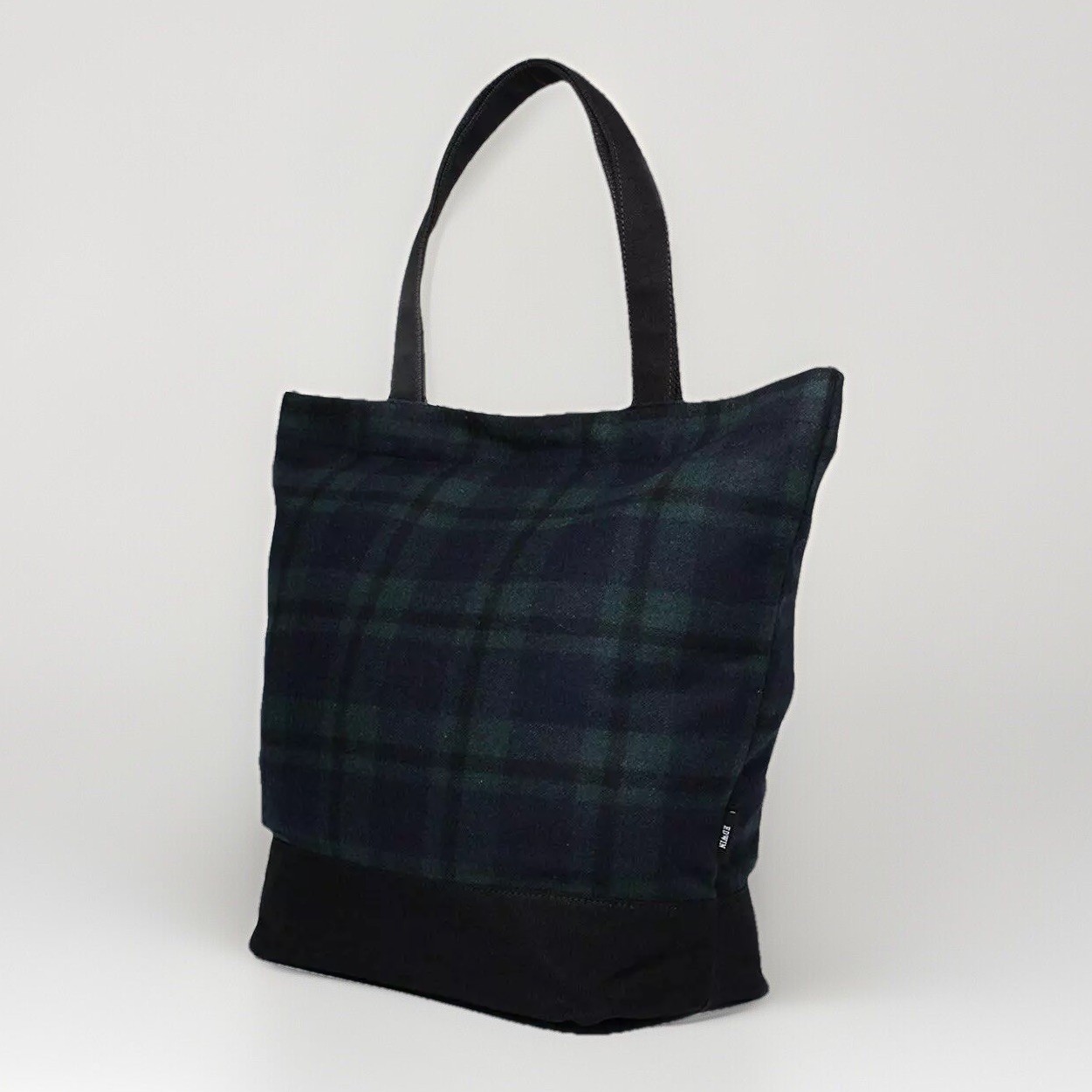 Edwin Watch Wide Tartan Tote Bag Black/Multi