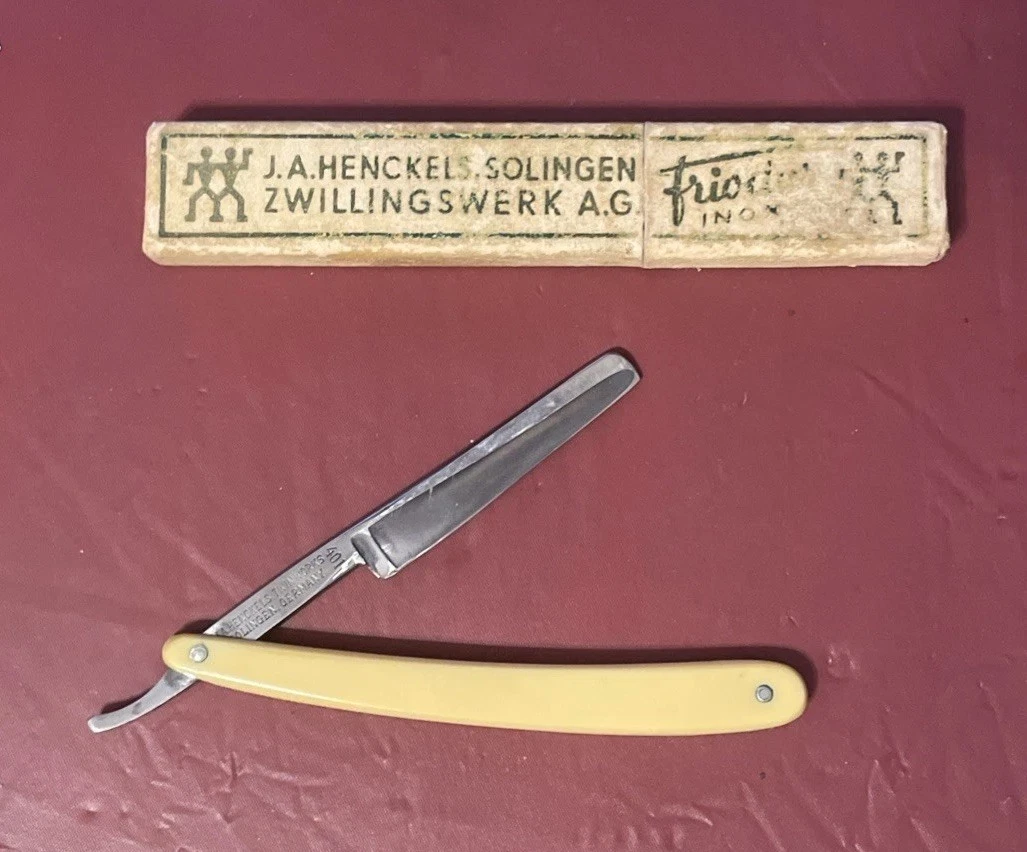 51 克 Henckels Solingen Friodur 剃须刀西式剃须刀 亨克尔剃须刀| eBay