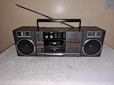 TOSHIBA RT-SX4 AM/FM Stereo Radio Cassette Recorder Boombox (For