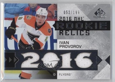 2016-17 SP Game Used Rookie Relics Blends 52/199 Ivan Provorov #RRB-IP RC 8tn
