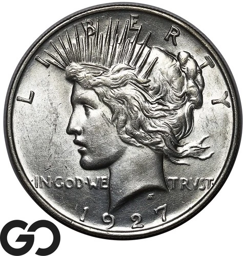 1927-D Peace Dollar, Tough This Nice, Brilliant Uncirculated++ Better Date!