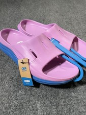 Hoka Ora Recovery Slide 3 Sandals Mens Size 13 Pink Cyclamen Slides Comfort