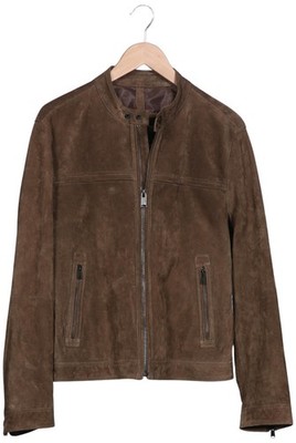 MANGO MAN Jacke Herren Anorak Jacket Kurzmantel Gr. M Baumwolle Lede... #z4xvsyx