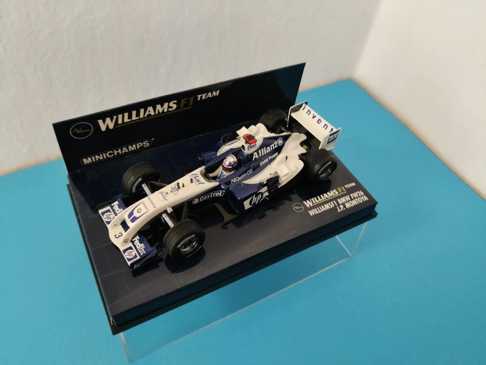 Williams BMW FW26 J.P. Montoya 2004 "walrus nose" Minichamps 400040003 1:43 - Immagine 3 di 4