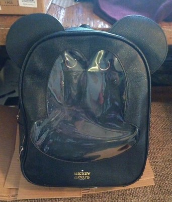 Bioworld Disney Mickey Mouse Ears Black It s Collector Pin Backpack 