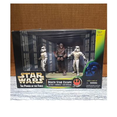 #ad #ad Kenner Star Wars Power of the Force Death Star Escape 3 Figure Set 1997 $75.00