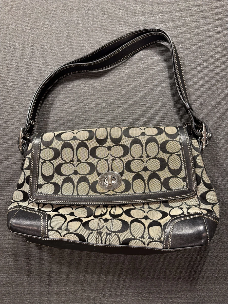 バッグ COACH Hamptons Signature Turnlock Satche 25+ Coach Hampton Turn Lock Bags & Women's Leather Exterior for