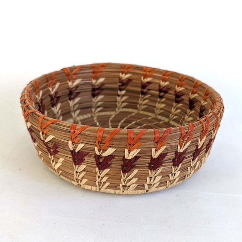 Gewebte Kiefernnadel Rafia Wickelkorb Mehrfarbig Gewinde Designs - Bild 12 von 26