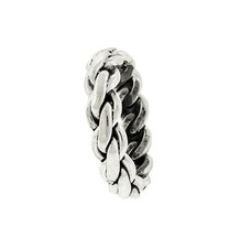 925 Sterling Silver High Polished Hand Made 5.5mm 3 Wire Twist Braided Band Ring
