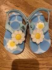 Gymboree Daisy Daisies Sandals Size 7 8 Rare HTF