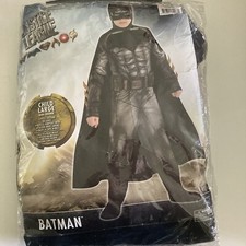 Justice League New 4 Piece BATMAN Costume Size Child Large 12/14
