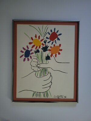 Original Vintage Lithograph 