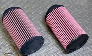 Yamaha Banshee K+N Style PWK 33 34 35 35mm Carbs Air Filter Pods OUTERWEARS Pair