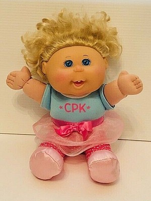 Cabbage Patch Kids Babies Doll With Real Curly Blonde Hair Ebay
