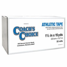 Mueller Athletic Care Athletic Trainers' Tape 1.5" x 15 yd 32 Rolls White