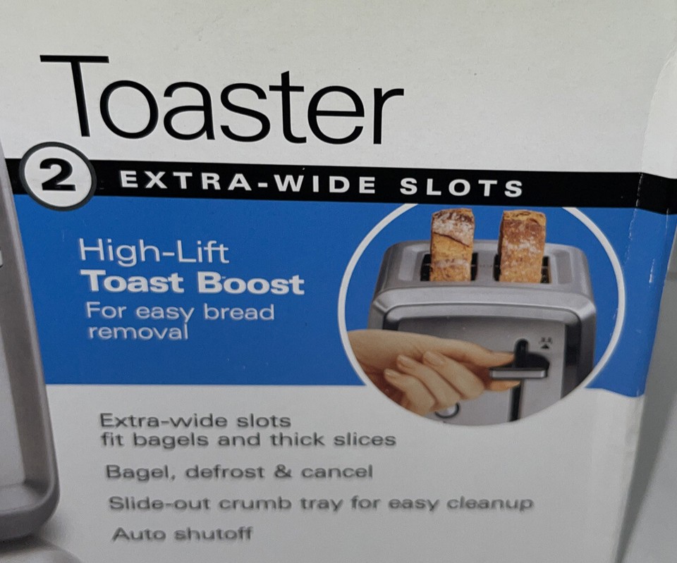 Hamilton Beach 2 Slice Toaster, Stainless Steel, ExtraWide Slots