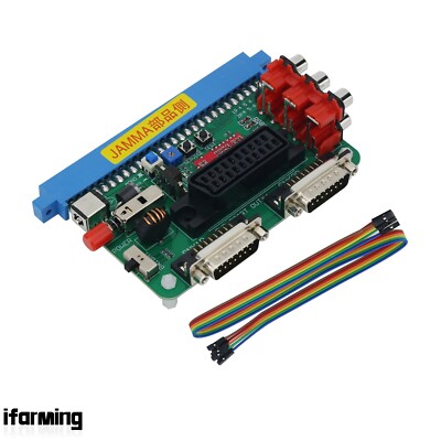 Upgraded SuperGun DC 12V CBOX Arcade Retro Game Converter JAMMA+RGBS+EUR SCART