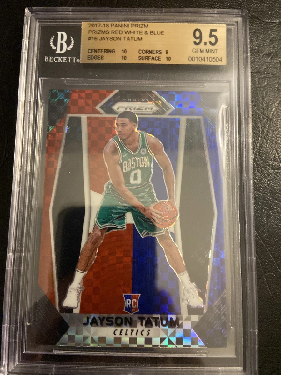 jayson tatum 2017 18 panini prizm red white blue bgs 9.5 3 10s eBay