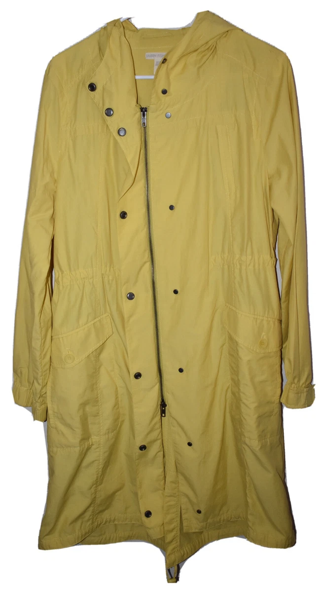 Eileen fisher yellow raincoat sale
