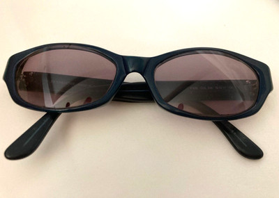 VTG Fendi Sunglasses F609 COL.246 Cat Eye Silver Trim - 80s Rare Designer Frames