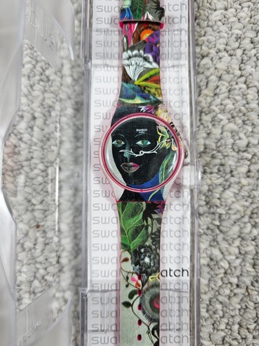 Reloj Swatch Swiss Originals New Gent 2014 # SUOZ164 Flowerhead de Olaf Hajek - Imagen 2 de 5
