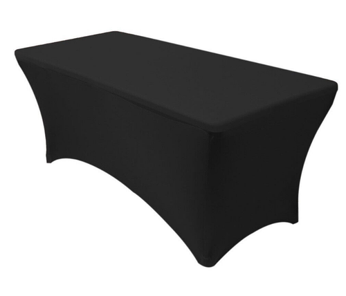 4ft 6ft 8ft Stretch Tablecloths Spandex Table Cover Wedding Banquet Cloth - Picture 9 of 17