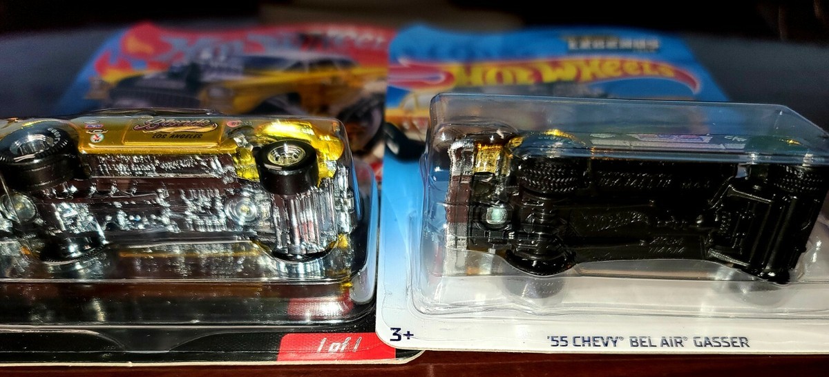 Hot Wheels 2020 Legends Tour '55 Chevy Bel Air Gasser & 2019 RLC