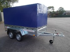 Trailer 9FTx4FT TWIN AXLE Box Small Camping Car 2,70 x 1,32 m +150cm COVER