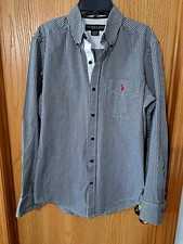 US Polo Assn. Long Sleeve Button Down Mens Shirt Size Small. 125th Anniversary