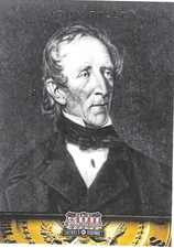Panini Americana Heroes & Legends #10 JOHN TYLER ~ NON Sport Card
