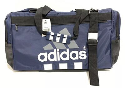 Adidas Large Duffel Bag Gym Sport Shoulder Trainer Vtg 20x13x12 MEDALIST SOCCER