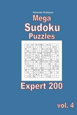 Mega Sudoku Puzzles - Expert 200 Vol  4