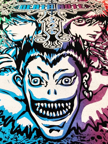 Death Note - Ryuk - Light Yagami - Misa Amane Hand printed Anime T-Shirt - Picture 9 of 10