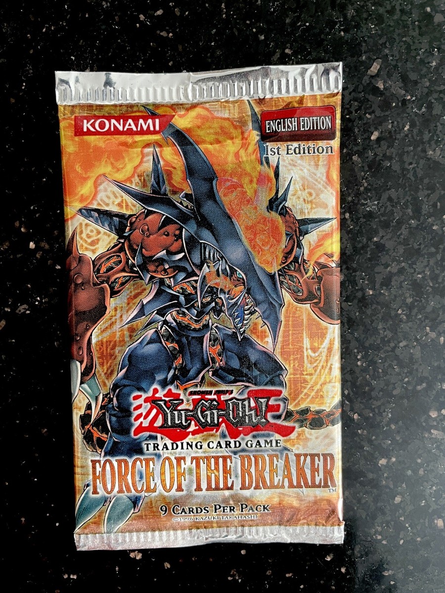 yugioh force of the breaker booster box sealed 1st edition blister pack new Storm of Ragnarok 2007 YUGIOH FORCE OF THE