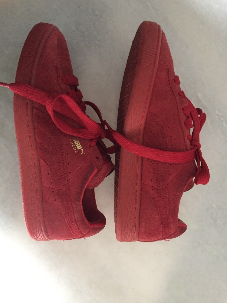 Puma Red Suede Classic Men's Size 6 Sneakers Shoes Gem