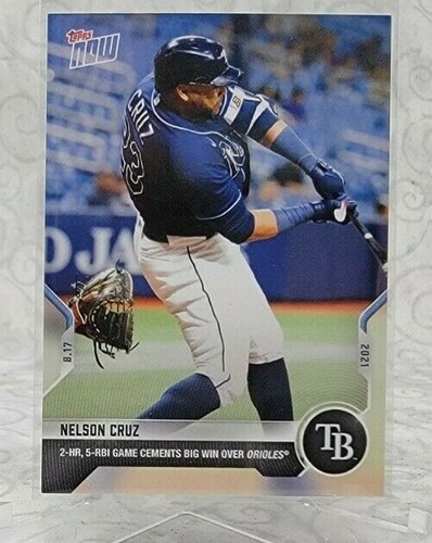 2021 Topps Now 671 Nelson Cruz