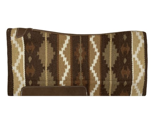 Showman ® 36"" X 34"" Sella inferiore in lana sagomata memoria feltro - sud-ovest - Foto 3 di 6