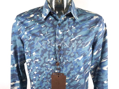 SPRING 2016 RUNWAY CAMO BUTTON UP 