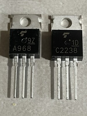 Matched Audio Transistors Repair 2SA968 & 2SC2238 Transistor Pair