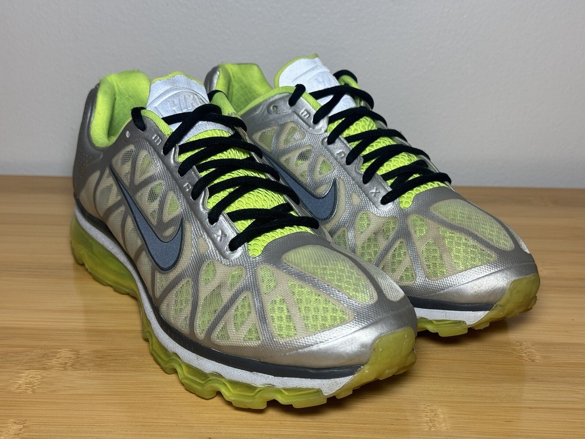 Nike Mens Air Max LTD 2 305394-031 Gray Volt Neon Running Sneakers US 8.5 Nike Air Max 1 Dave White Neon Men main image 2