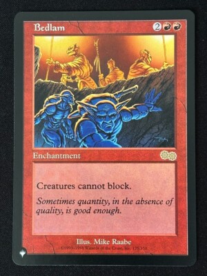 1x MTG Bedlam - The List Reprints (LIST) (USG) #175 - Magic the Gathering