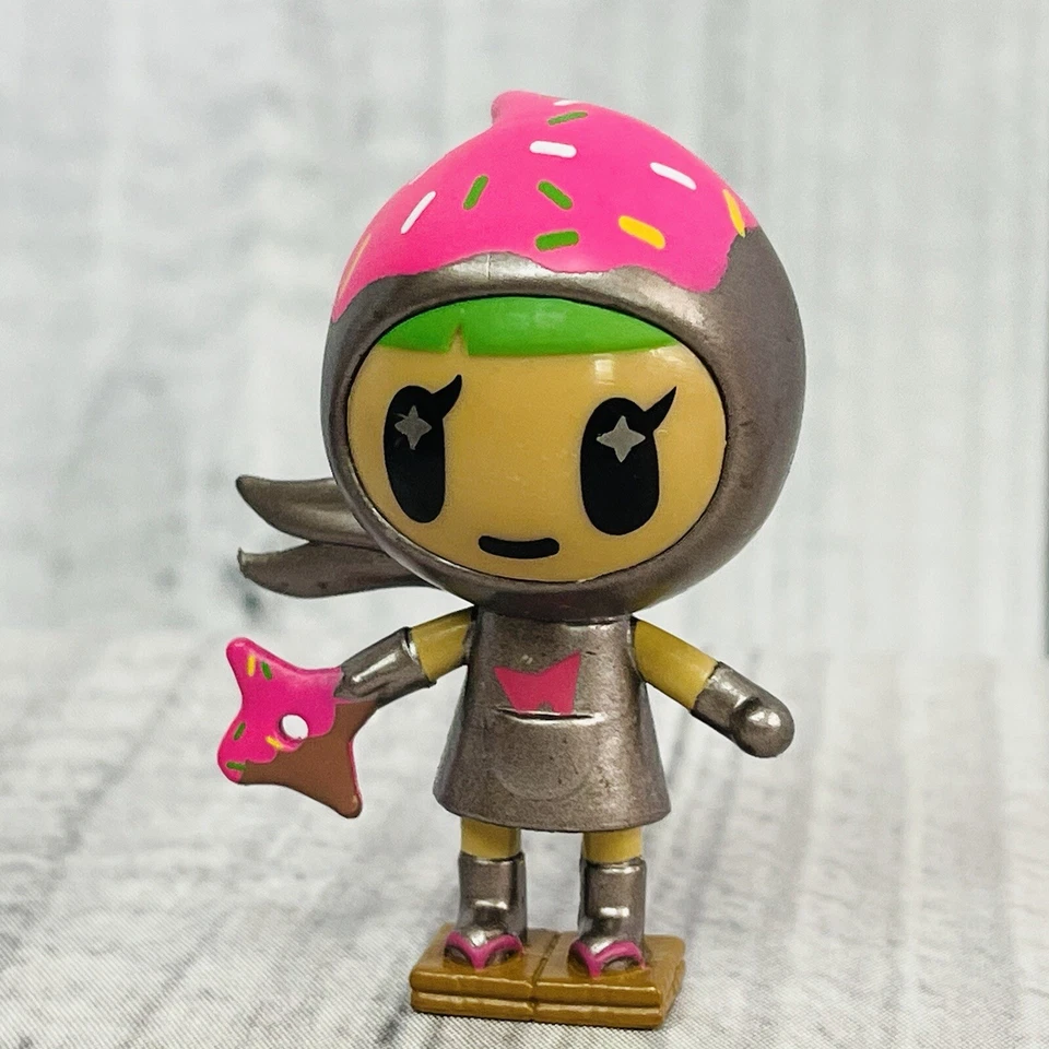 Tokidoki Donutella Serie 2 Vinilo 3 Pulgadas Mini Figura Niña Choco Ninja Sprinkle Foto 2 de 4