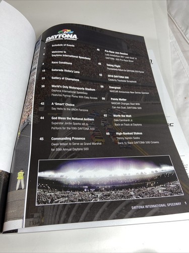 Daytona 500 Official Souvenir Program Brochure 2017 Nascar 59th Annual PB - Picture 9 of 11