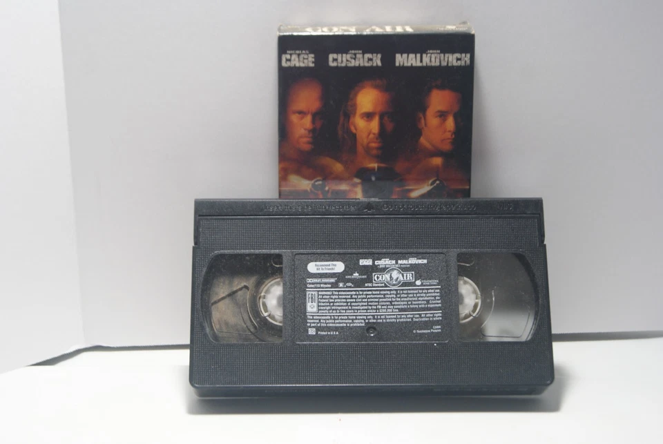 Con Air (VHS, 1997) Nicholas Cage, John Cusack Action PB Film - Image 3 of 3