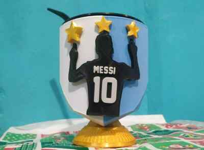 MESSI 10 - ARGENTINA CHAMPION Qatar 2022 - 3 STARS - MATE w