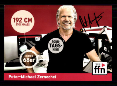 Peter Michael Zernechel  Radio FFN Autogrammkarte Original Signiert + F 16505