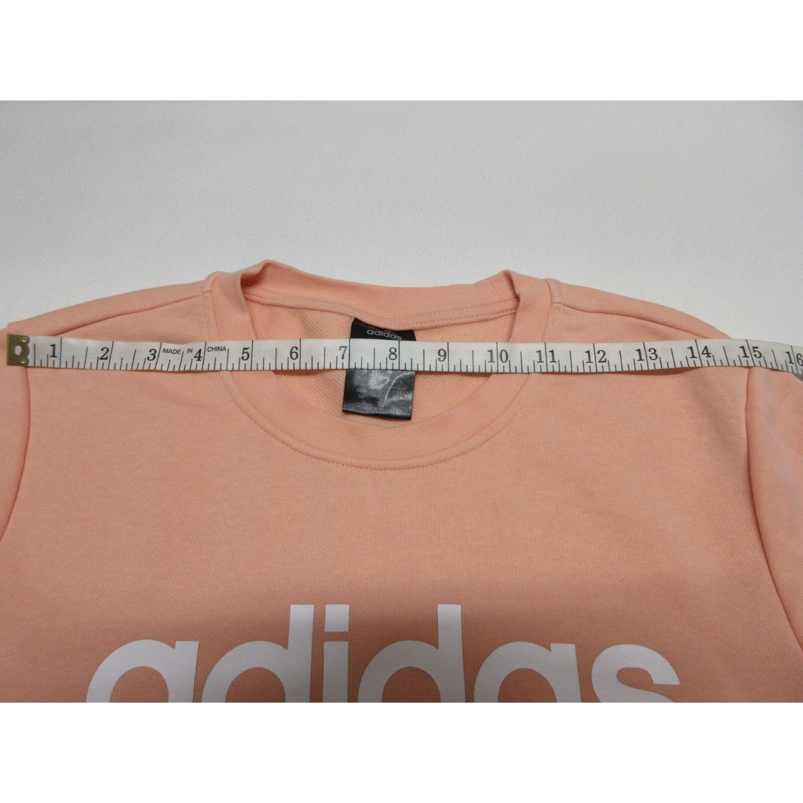 Adidas women's essentials basic front print crew … - image 10