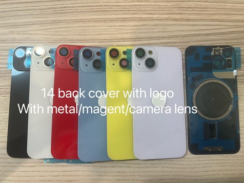 Wholesale back glass for iPhone 14,14 Plus with metal or magnet US fast shipping - Picture 4 of 5