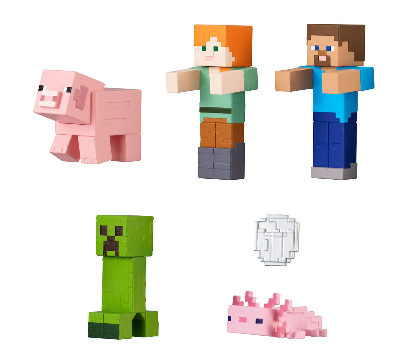 minecraft mini figures axolotl