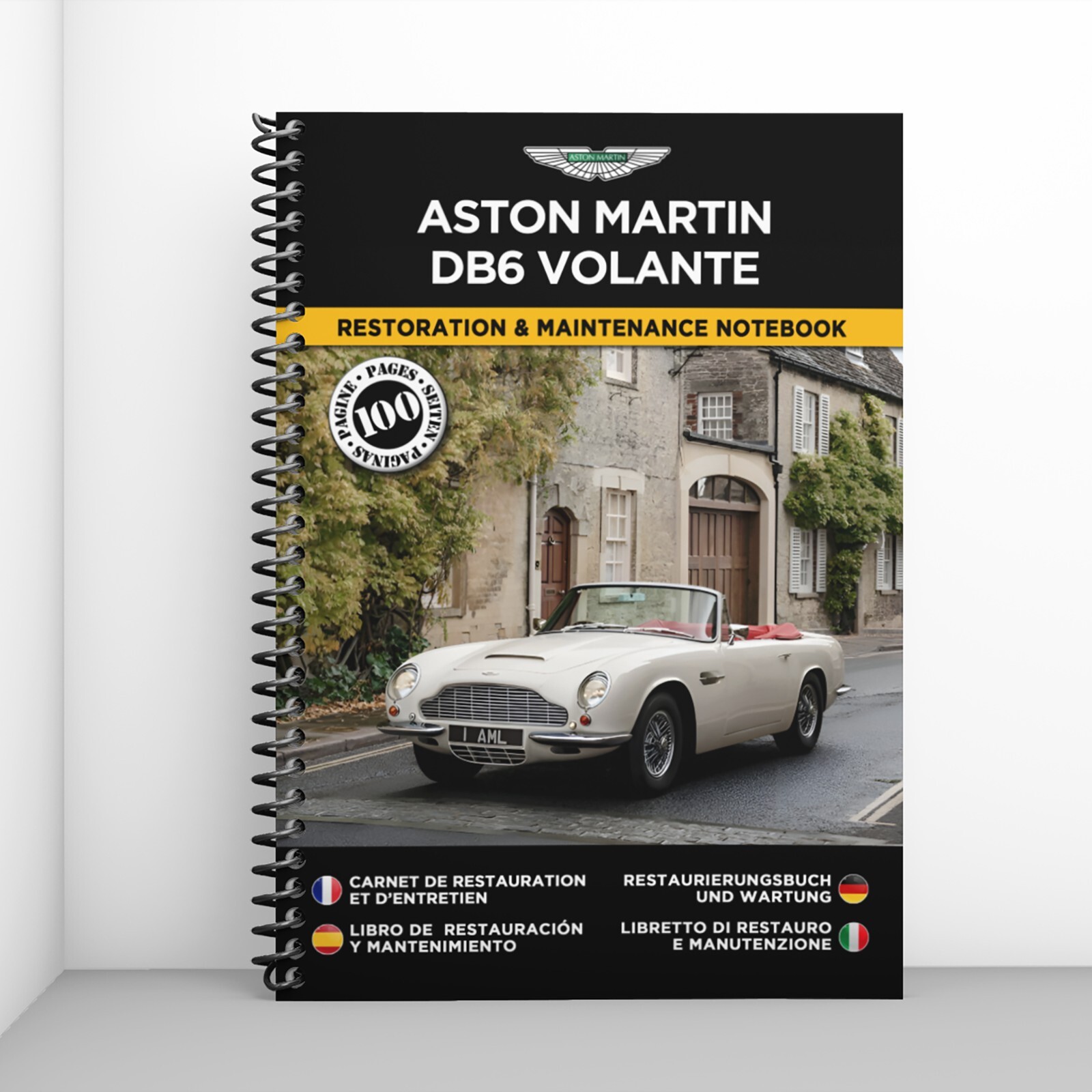 Carnet entretien Aston Martin DB6 Volante pour le suivi d'atelier et les réparations